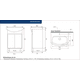 thumbnail image 2 of Mueble Ciro con vanitorio blanco con patas, 2 of 2