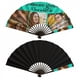 thumbnail image 5 of Las Chicas Gilmore Abanico Plegable Chino, Abanico de Mano de Poliéster Plegable, Abanicos para Baile Fiesta Hogar, Adecuado para Hogar, Oficina, Fiesta, 5 of 6