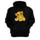 thumbnail image 1 of Polerón Canguro El Rey De La Selva Negro Talla S Unisex, 1 of 3