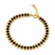 thumbnail image 1 of Pulsera Onyx Élégance con Baño de Oro 18K., 1 of 4