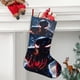 thumbnail image 2 of Calcetín de Navidad de Lino Blanco Miles Morales Desmarcar 45cm x 32cm, 2 of 5