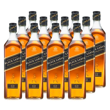 12X Whisky Black Label 750Ml