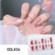 thumbnail image 1 of 14pcs Y2K 3D Nail Strips Fashion Nail Strips Full Wraps Glossy Nail Polish Sticker Self Adhesive Nail Art Decal Strip For Women Nail Art DIY, 1 of 3