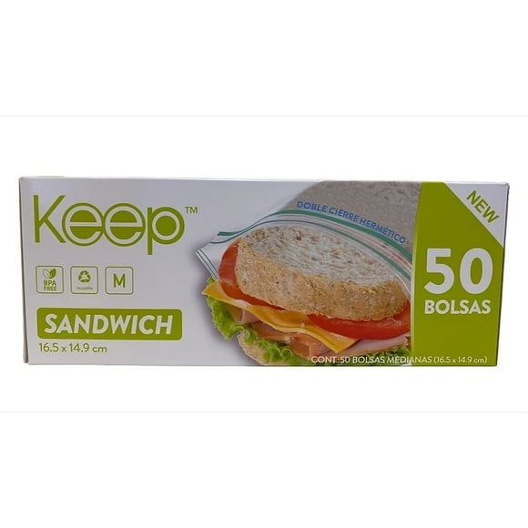 Bolsa Hermetica Sandwich 50un