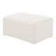 thumbnail image 1 of Stretch Ottoman Puf Cover Reposapiés Taburete Slipcover Protector Blanco, 1 of 5