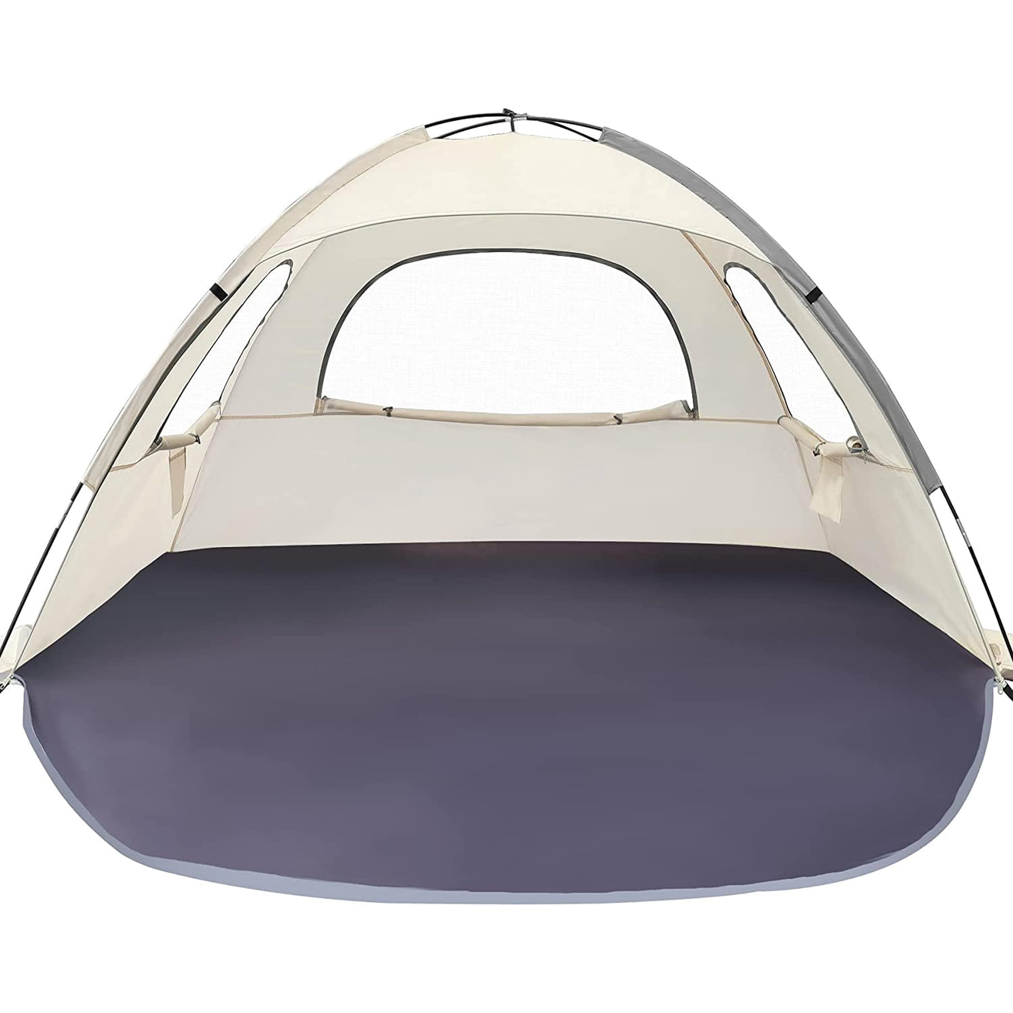 Sombrilla De Playa Portátil Whitefang, Antiuv, Portátil, Para 3 Personas