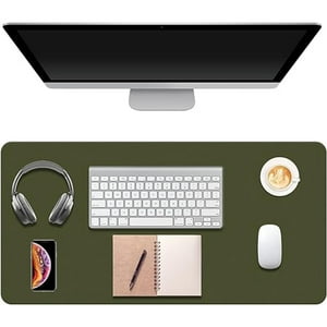 Veat00L - Alfombrilla De Ratón Para Juegos,Mouse Pad Ampliada De 800 × 400 Mm, Alfombrilla Para Mouse Antideslizante E Impermeable, Adecuada Para Teclados, Accesorios Gamer, Accesorios De Escritorio.(Verde)