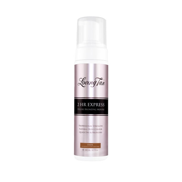 Mousse exprés Sunless Tanner Loving Tan 2 HR, 200 ml, color oscuro