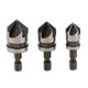 thumbnail image 3 of 3pc 1/4" Hex 12, 16,19mm Juego De Brocas Avellanadoras Para Madera Y Metal, 3 of 4