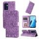 thumbnail image 1 of Funda tipo cartera FOXDOCK para OPPO Reno 7 5G , diseño girasol en relieve, cuero PU, cierre magnético, soporte y tarjetero, 1 of 5
