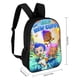 thumbnail image 2 of Bubble Guppies-theme Backpack, Campus style schoolbag Bookbag with Adjustable Shoulder Straps And Large Zip Compartment, Unisex Travel Bags., 2 of 6