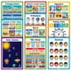 thumbnail image 3 of Set de pósteres educativos Momo & Nashi de 40 x 28 cm, 20 unidades, para aula, 3 of 7