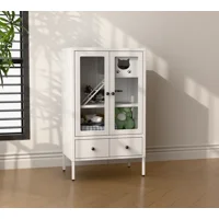 Recilock - Casa Media Para Mascotas 2 Puertas Con Vitrina 2 Cajones - Linea Pet Pc-7