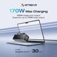 thumbnail image 2 of Power Bank Rapid De 25000 Mah Y 170 W Color Plata, 2 of 8
