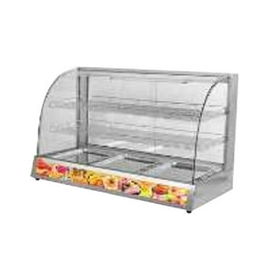Ecobeck - Vitrinas Templadas Mantenedoras Productos Calientes Serie Hw-3Ps