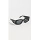 thumbnail image 2 of Gafas de sol Tory Burch Kira negras 145 mm de ancho, 2 of 3