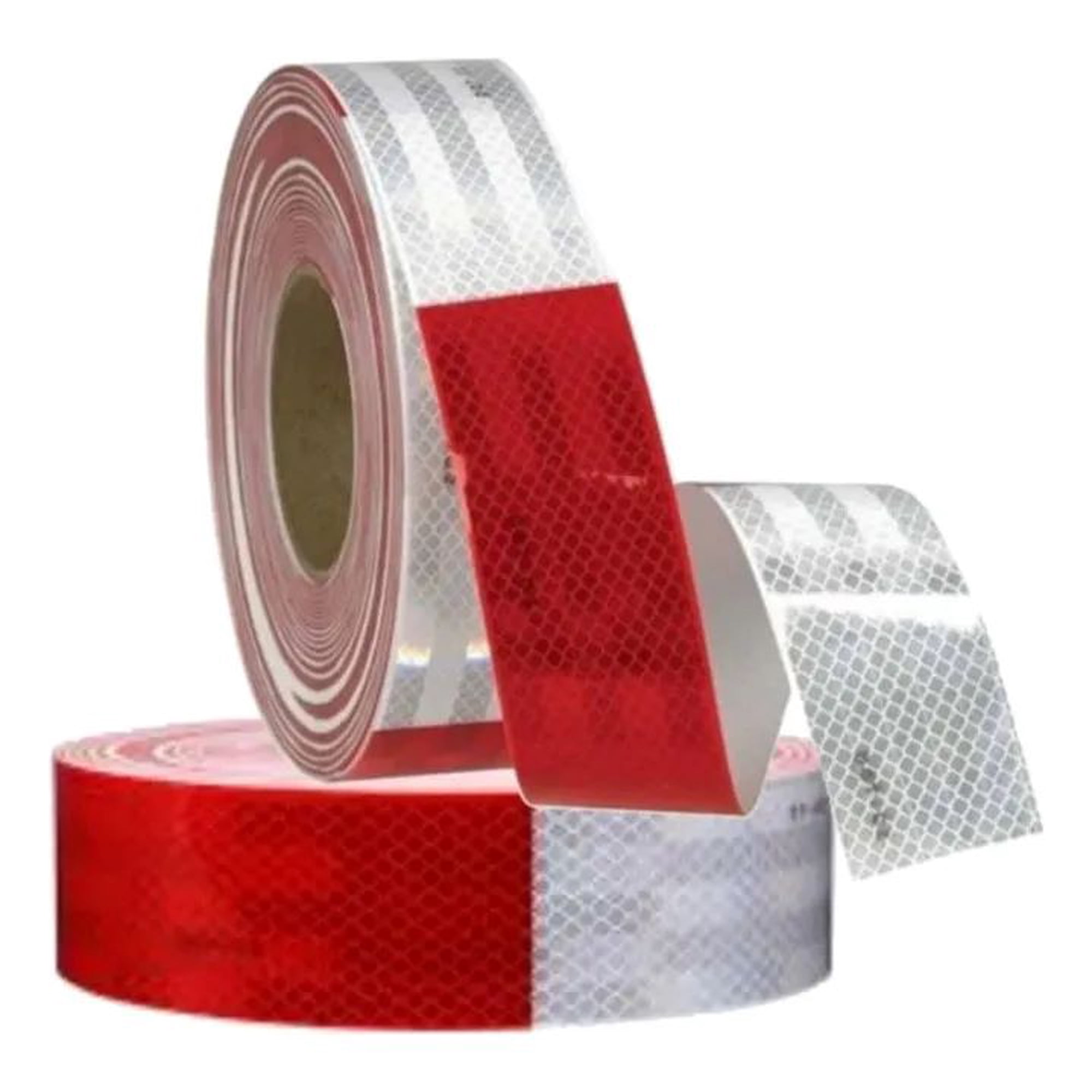 Metalfer - Cinta Reflectiva Dot C2 Blanco Rojo 5m Blanco Rojo
