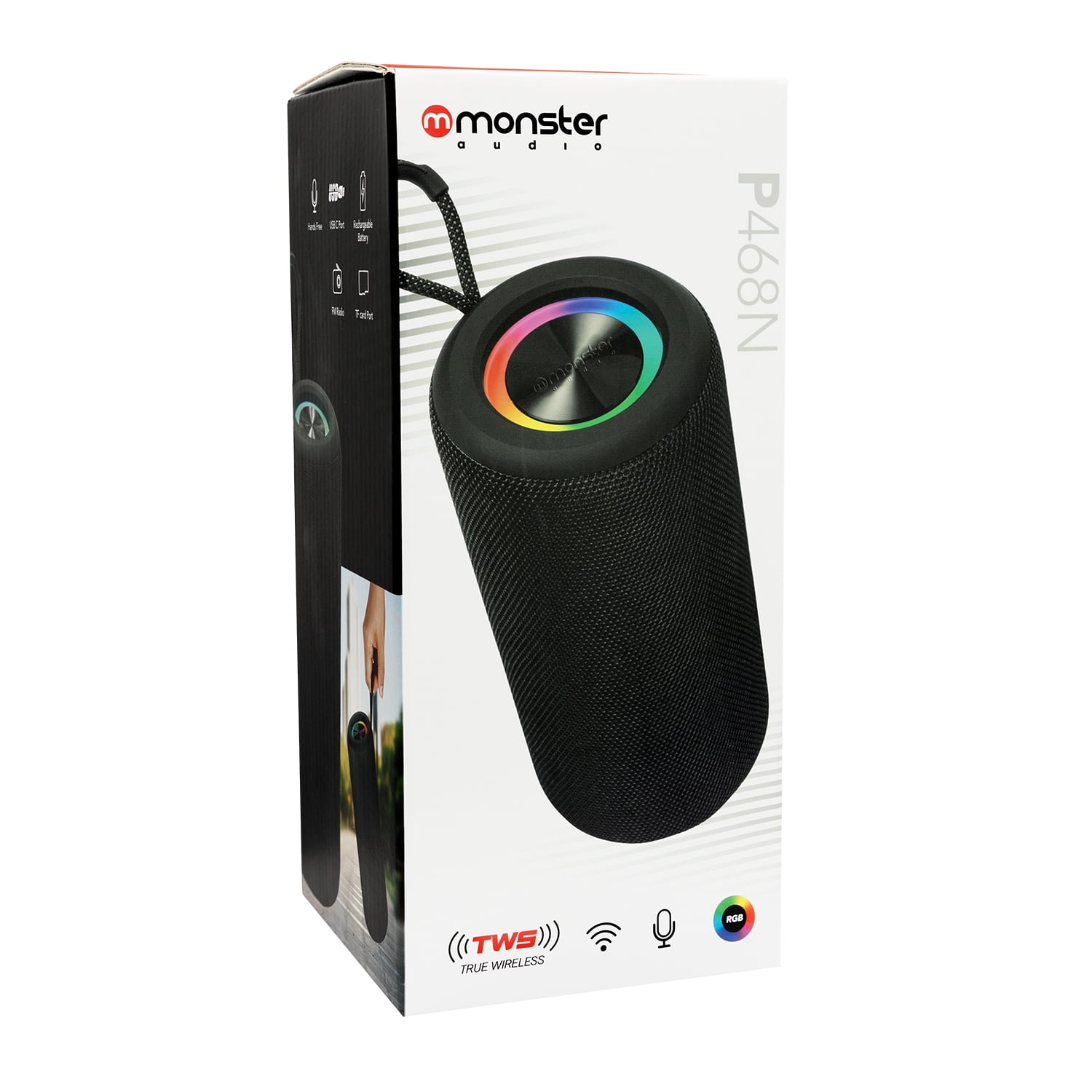 Monster Audio - Parlante Tws P468n Open Box