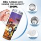 thumbnail image 5 of Solar Opposites Vaso aislado de acero inoxidable con asa, diseño temático, regalo para familia, amigos y fans; incluye pajita y encaja en el portavasos estándar, 40 oz, 5 of 6