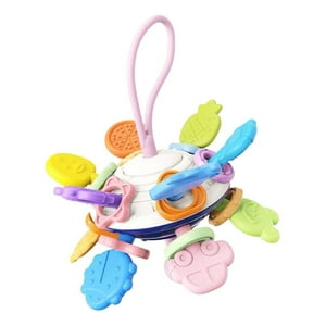 Genérico - Sonajero Giratorio Silicona Sensorial Para Bebe Lau