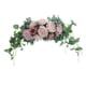 thumbnail image 5 of Swags florales decorativos Arreglo floral Guirnalda Flores de hortensia rosa para la ceremonia del dintel Telón de fondo Decoración de la boda , Rosado F, 5 of 5