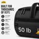 thumbnail image 3 of Bolsa de arena DUNE ATHLETICS 10-50 lb para entrenamiento y fitness, 3 of 8