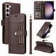 thumbnail image 1 of FOXDOCK Funda tipo Cartera para Samsung Galaxy S23 – Cubierta de Cuero PU con Múltiples Ranuras, Bolsillo para Efectivo y Correa de Muñeca, 1 of 6