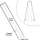 thumbnail image 5 of Estacas en U para suelo - Estacas de jardín | Estacas de camping resistentes en forma de U, estacas metálicas para jardín y paisajismo., 5 of 7