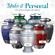 thumbnail image 3 of Urna crematoria GSM Brands para cenizas humanas adultas de aluminio, 3 of 3
