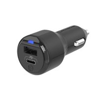 Cargador De Auto Scosche Cpda2C8-Sp Usb-C Y Usb-A Rápido