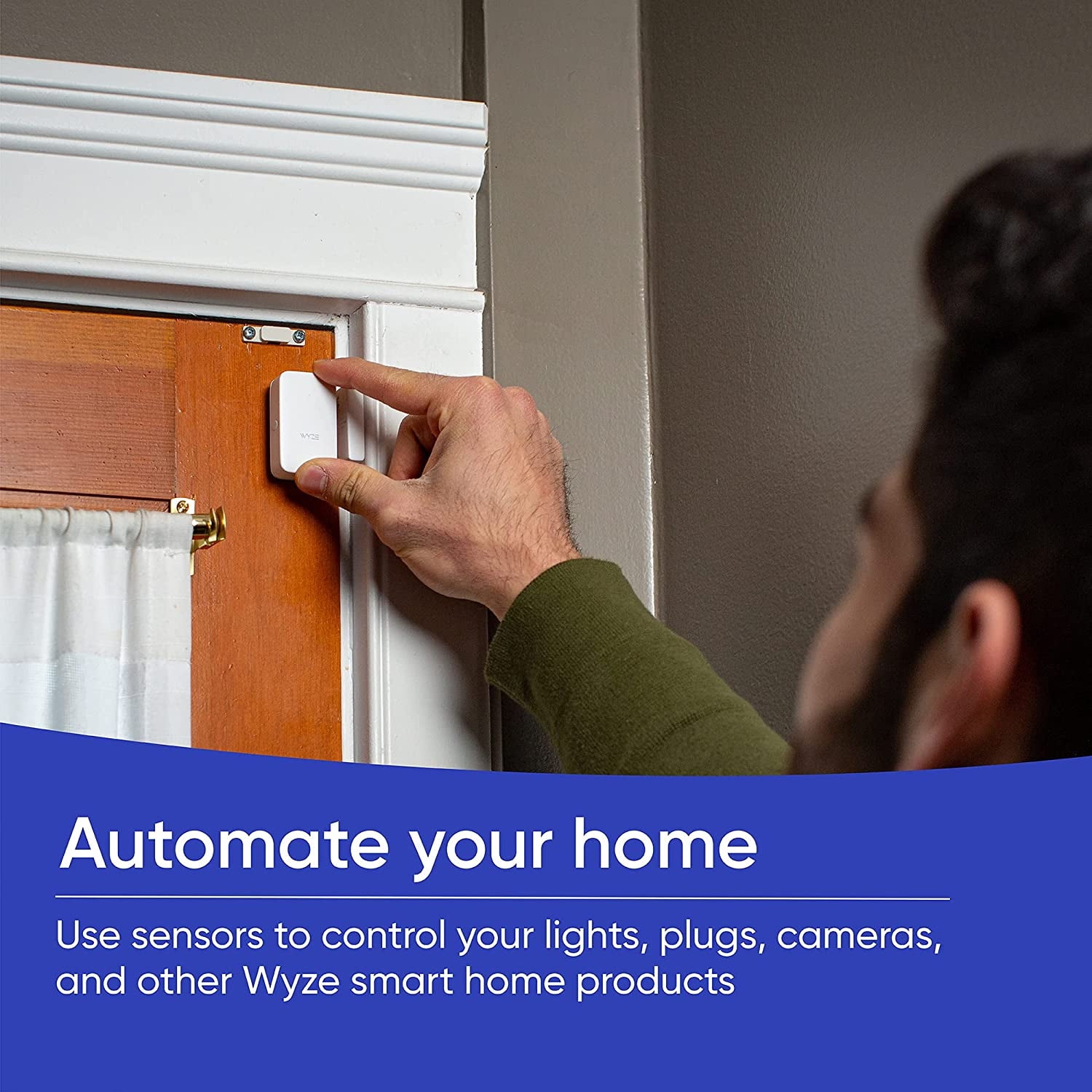Sensor De Entrada Del Sistema De Seguridad De Wyze Home - Protección De Entrada De Ventana Y Puerta (paquete De 3)