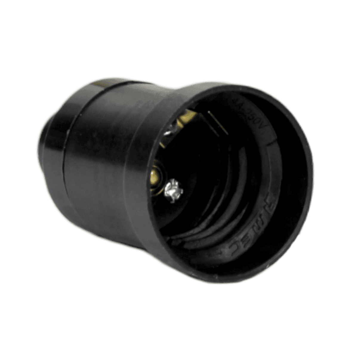 Mec - Portalampara E-27 Negro 5000pr0410