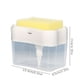 thumbnail image 4 of 1pc Scrub Sponge Dispenser Push Type Liquid Soap Caddy Pump Organizer Kitchen Bathroom Supplies, 4 of 4