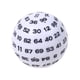 thumbnail image 2 of Juego De Dados Acrílicos Entretenimiento Familia Dados Poliédricos Blanco, 2 of 5