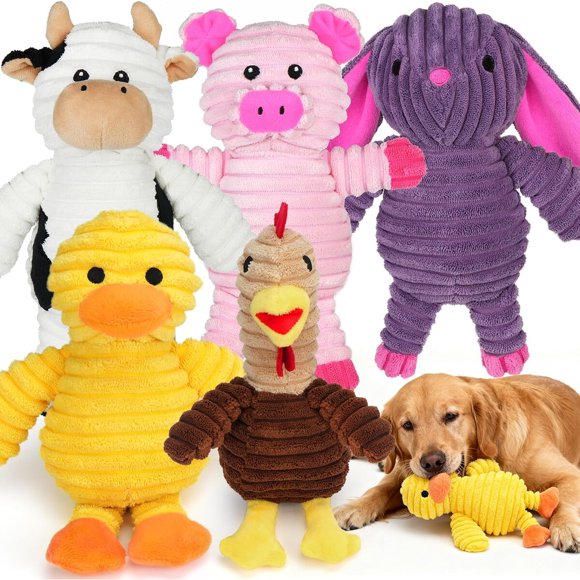 Juguetes de peluche para perro PrimePets con chifle