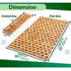 thumbnail image 3 of Alfombra de baño de bambú ZPirates, tamaño grande, 86 x 46 x 1 cm, plegable, madera, 3 of 9