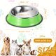 thumbnail image 2 of Uxcell Cuenco de Acero Inoxidable para Perros, Cuenco para Comida y Agua con Base de Silicona Antideslizante, 2 of 7