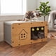 thumbnail image 3 of Casa rascado de madera para gatos, 3 of 4