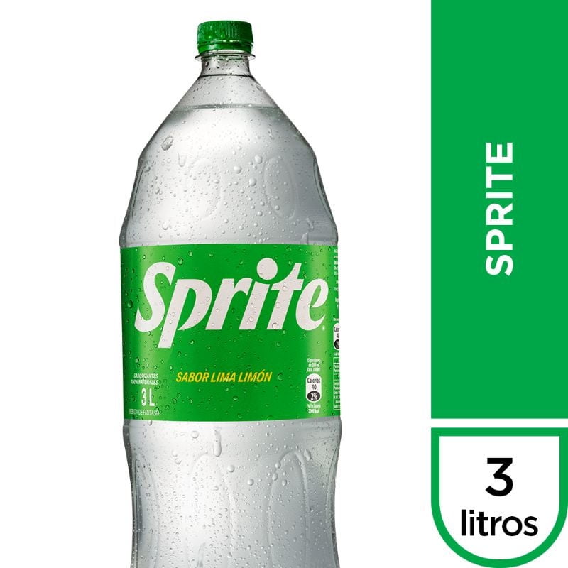 Bebida Original Limón Botella 3 L Sprite