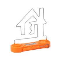 Magideal - Laberinto Eléctrico Juguetes Rompecabezas, Clásico, Juego De Fiesta, Desarrollo Para Niños Juego De Laberinto Táctil Educativo Para Adolescentes Niños Naranja