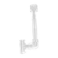 Ioensy - Filtro De Acuario Skimmer Limpiador De Acuario Juego De Codos Diámetro Interior 16 Mm