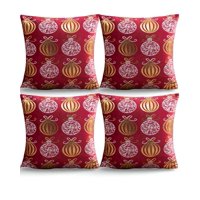 Genérico - Set De 4 Fundas De Cojin Para Navidad M3