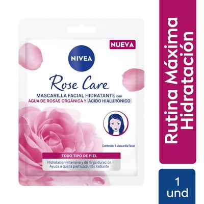 Mascarilla Hidratante Agua De Rosas 1 Un Nivea