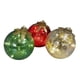 thumbnail image 5 of 3 adornos navideños de mesa con luces esféricas de resina, manualidades iluminadas para decoración navideña, centros de mesa para fiestas, escritorios, 5 of 5