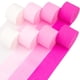 thumbnail image 1 of Serpentinas de papel crepé Captain Décor 8, color rosa, paquete de 200 m, 1 of 7
