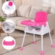 thumbnail image 3 of Silla De Comer Para Bebe / Niño altura Ajustable 3 en 1 Rosada, 3 of 6