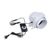 Magideal - Ventilador De Conducto De Escape Ventilador De Ventilador Blanco Tranquilo Fácil Instalación Ventiladores Ventiladores De Ventiladores Para Acamp