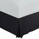 thumbnail image 1 of Faldon Cama 2 Plazas Negro Liso Elasticados Premium Aura Zeus, 1 of 8