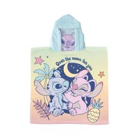 Mashini - Toalla De Baño Capucha Playa O Piscina Niño Niña Stich
