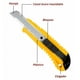 thumbnail image 3 of Corta Carton Cutter Cartonero Retractil Papeleria Cortante multicolor, 3 of 5